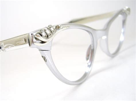 Vintage Rhinestone Cat Eye Glasses Eyeglasses or Sunglasses