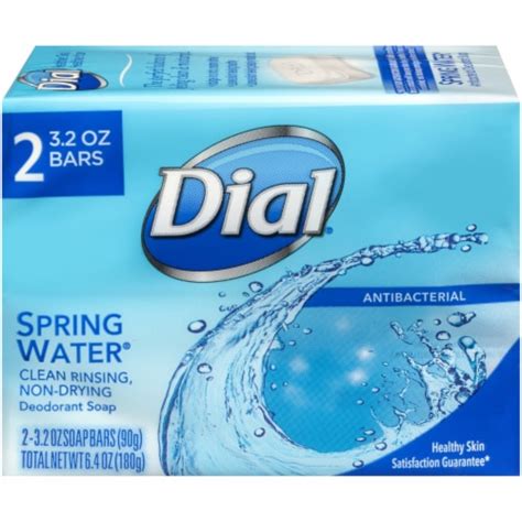 Dial Spring Water Soap Bars, 2 ct / 3.2 oz - Kroger