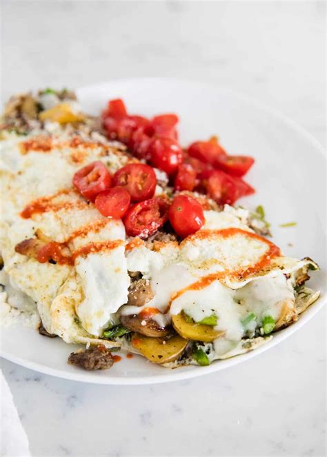 Healthy Egg White Omelette - I Heart Naptime