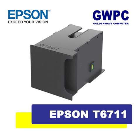 Epson T6711 Ink Maintenance Box T671100 t6711 | Shopee Philippines