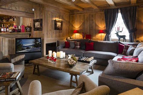 Chalet de Courchevel Courchevel 1850 | Luxury ski chalet, Mountain interior design, Relaxation room