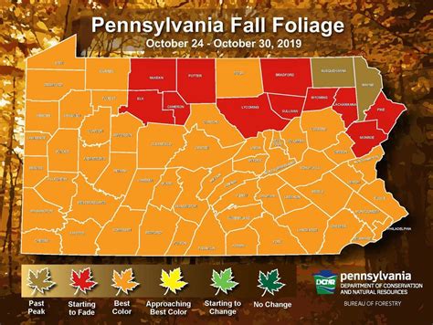 Fall foliage ‘extended peak season’ continues for most of Pennsylvania ...