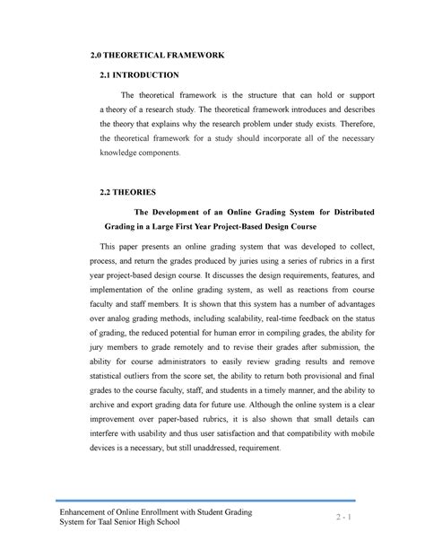 Chapter 2 Theoretical Framework - 2 THEORETICAL FRAMEWORK 2 INTRODUCTION The theoretical ...