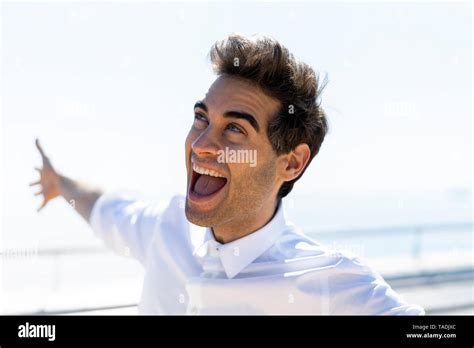 Crying happy man hi-res stock photography and images - Alamy