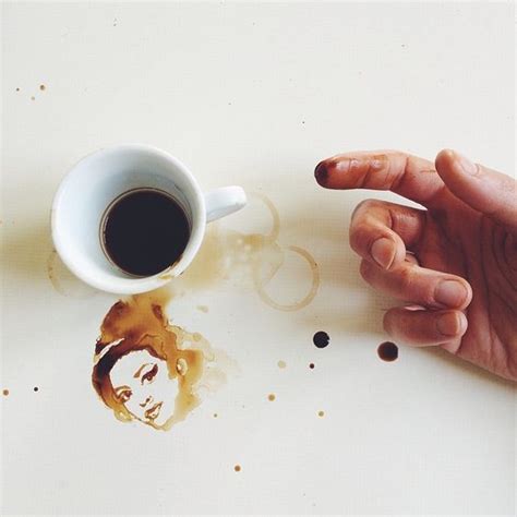 Cute and curiously satisfying Coffee stain art - Bored Art