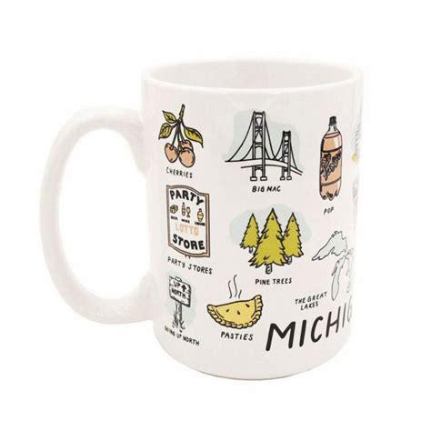 Michigan Things Mug | Mugs, Michigan themed gifts, Ceramic mug