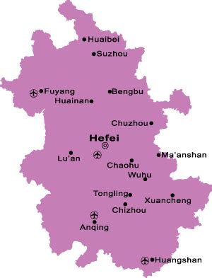 Anhui Province Map