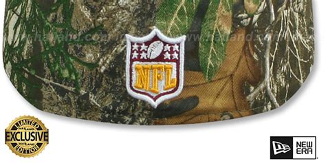 Washington Commanders NFL TEAM-BASIC Realtree Camo Fitted Hat