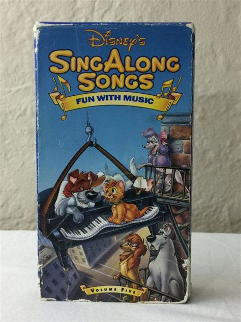 Disney Fun With Music Volume Five Sing Along Songs VHS Tape Sing Along ...