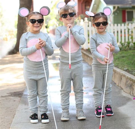 No-Sew DIY Three blind mice Kids Costume | Primary.com