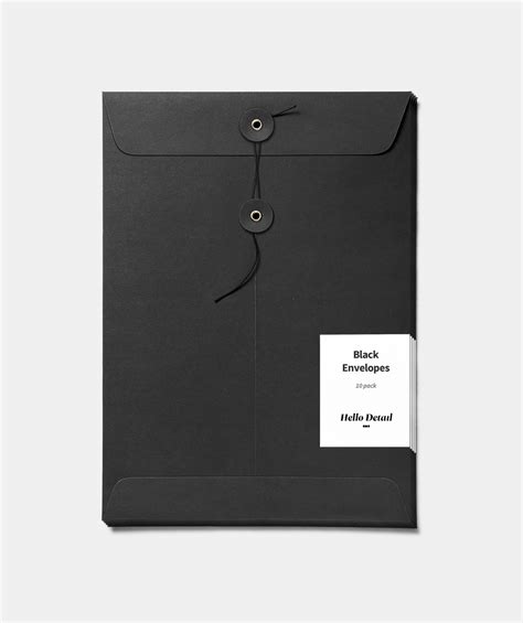 Black Envelopes - Creative Poster