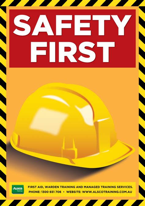 Alsco-Training-Safety-Posters-Safety-First-A4 - Alsco Training