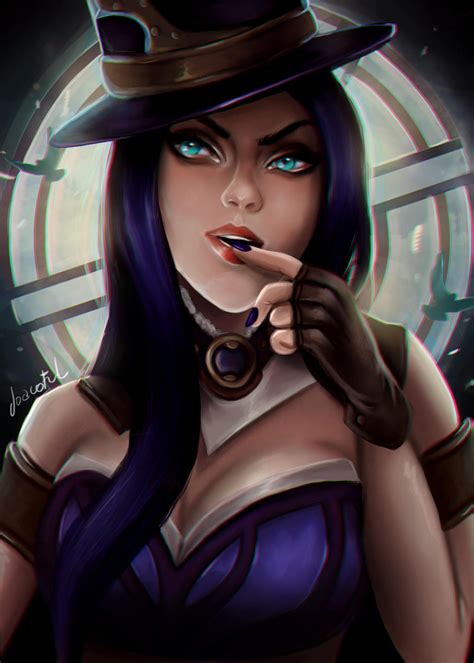 Caitlyn - League of legends by joacoful on DeviantArt