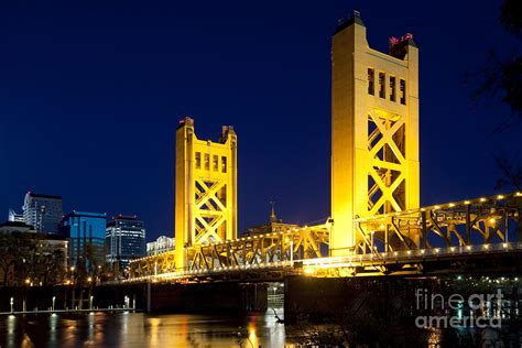 Tower Bridge Sacramento California Photograph by Bill Cobb - Fine Art ...