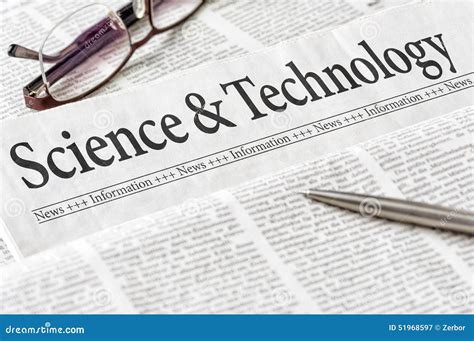 Newspaper With The Headline Science And Technology Stock ... - technology-wallpaper-4u