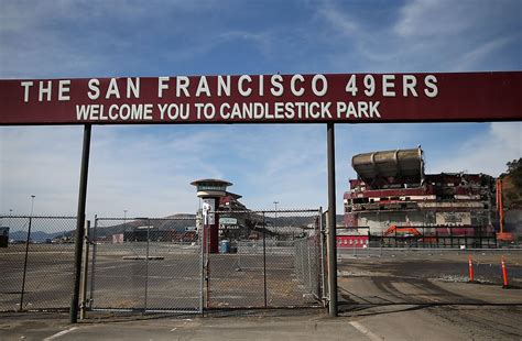 Candlestick Park is just a few sad sections away from total demolition