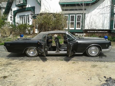 1966 Lincoln Continental Convertible With Suicide Doors