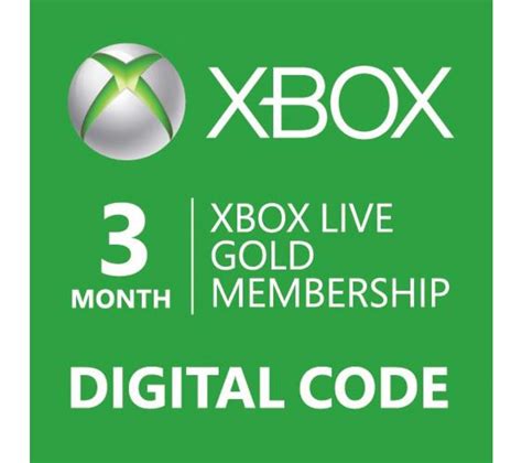 Buy MICROSOFT Xbox LIVE Gold Membership 3 Month Subscription | Free Delivery | Currys