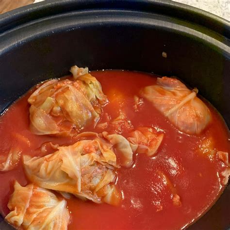 Grandma's Hungarian Stuffed Cabbage, Slow Cooker Variation