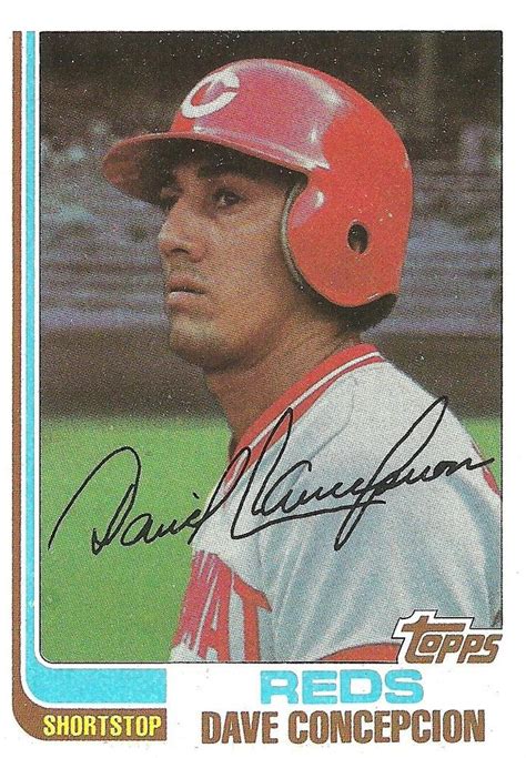 1982 Topps #660 Dave Concepcion | Trading Card Database