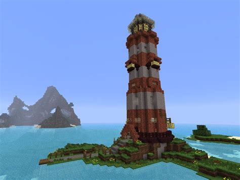 Minecraft Lighthouse | Minecraft lighthouse, Minecraft, Minecraft blueprints