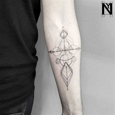 Fine Line Geometric Tattoos - Tattoo Designs for Women - Geometric