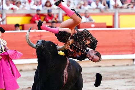 Bullfighter suffers massive internal injuries after becoming impaled on ...