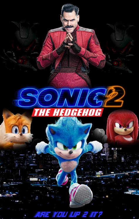 Sonic Hedgehog 2 Movie Poster