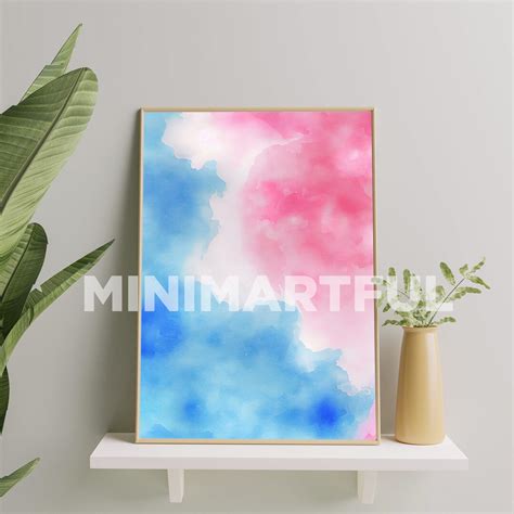 Subtle Trans Pride Flag Art Print Transgender Marble Wall Art - Etsy