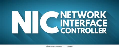 Nic Network Interface Controller Computer Hardware Stock Vector ...