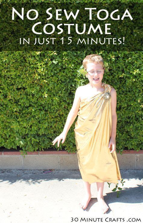 No Sew Toga Costume in 15 Minutes #togacostume No Sew Toga Costume in 15 Minutes | Toga costume ...