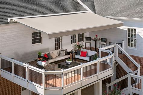 retractable sun awning - Google Search | Retractable awning patio ...