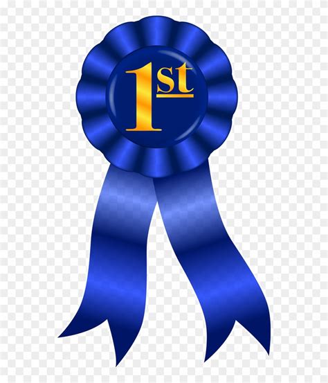 Blue Ribbon Prize Award Clip Art - 1st Place Ribbon Clip Art - Free Transparent PNG Clipart ...