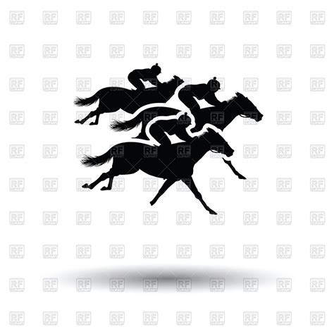 Horse Race Vector at GetDrawings | Free download