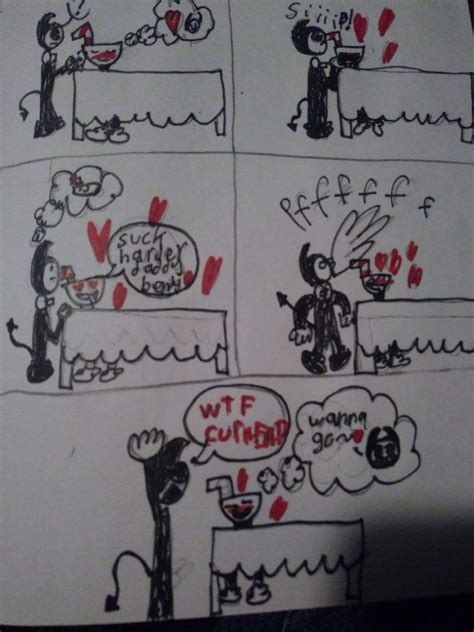 Bendy x cuphead comic - coldret