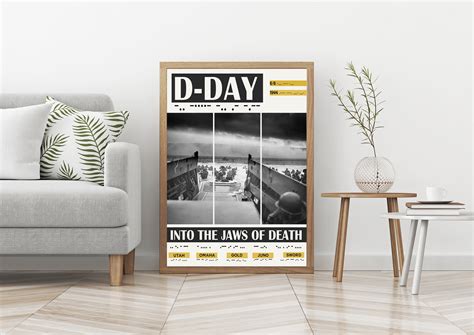 D-Day Poster WWII Exhibition Poster of D Day Landings | Etsy