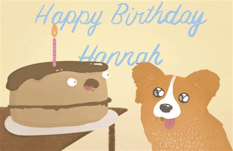 Happy Birthday To Hannah GIFs - Find & Share on GIPHY