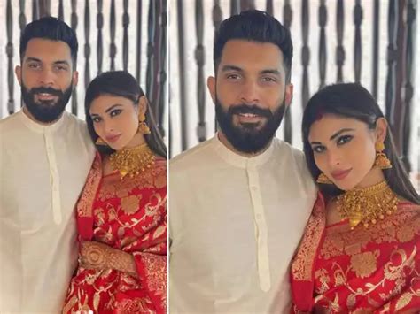 Mouni Roy shares pictures from post-wedding rituals with husband Suraj ...