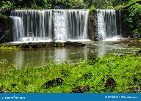 Waterfalls in Kauai Hawaii in Green Lush Jungle Stock Image - Image of sunsets, water: 95939551