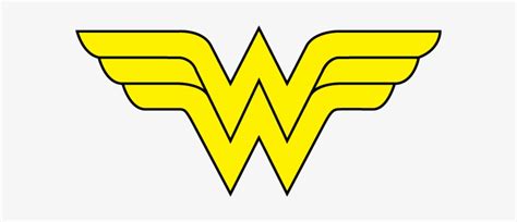 Wonder Woman Insignia - Wonder Woman Drawing Logo Transparent PNG ...