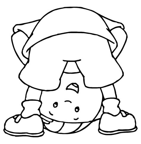 Free Printable Caillou Coloring Pages For Kids