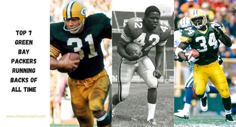 Top 7 Green Bay Packers Running Backs Of All Time