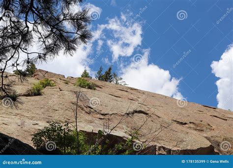 Helen Hunt`s Falls Colorado Hiking Trail Mountain Views Stock Image ...