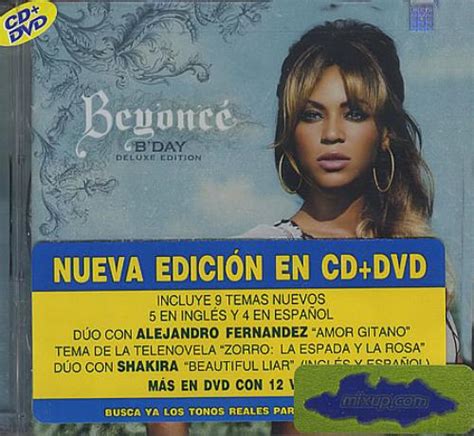 Beyoncé B'Day - Deluxe Edition Mexican 2-disc CD/DVD set (399490)