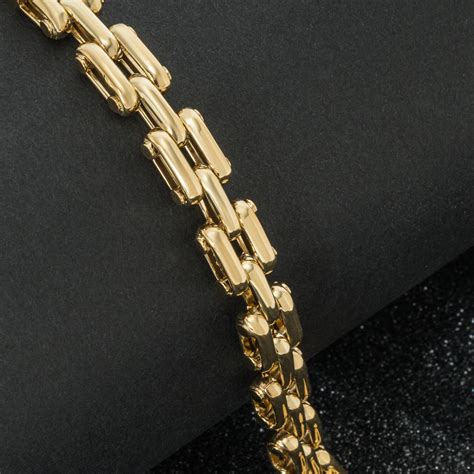 Yellow Gold Link Bracelet | Rich Diamonds