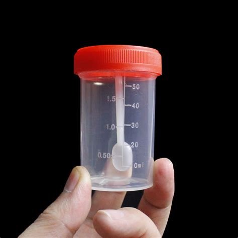 5X 60ml Urine Sample Collection Cup Vials Bottle Lab Supply Hospital ...