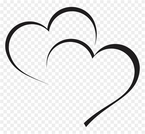 Heart Vector Png - Transparent Black Love Heart