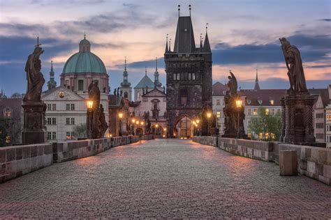 Charles Bridge and Prague Castle, Prague, Czech Republic | Anshar Images