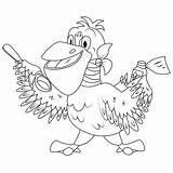 Premium Vector  Coloring Book For Children A Pelican With sore sketch template