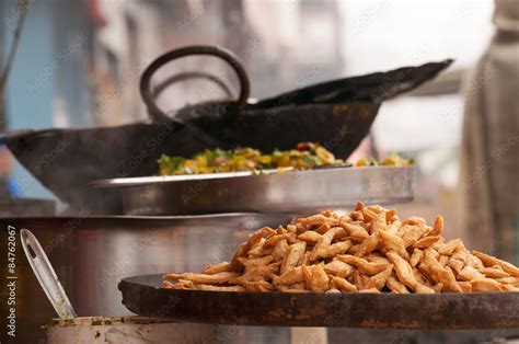 Indian street food Stock Photo | Adobe Stock